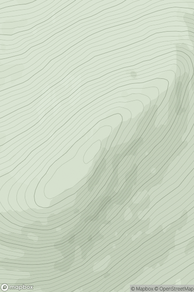 Thumbnail image for Carn Dearg [Loch Treig to Loch Ericht] [NN504764] showing contour plot for surrounding peak